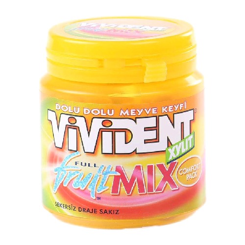 Vivident Fruit Mix Gum - 96g