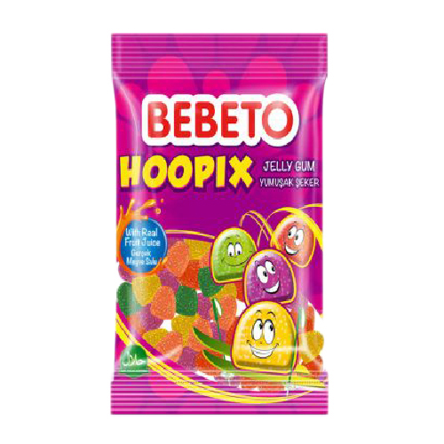 Bebeto Hoopix Jelly Gum - 80g