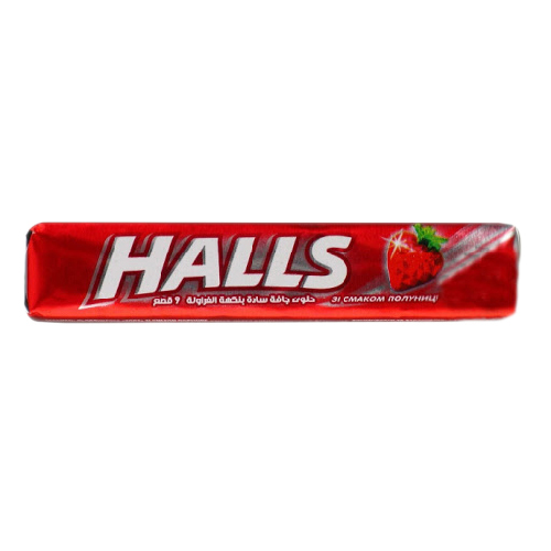 Halls Strawberry Flavored - 9 Tabs