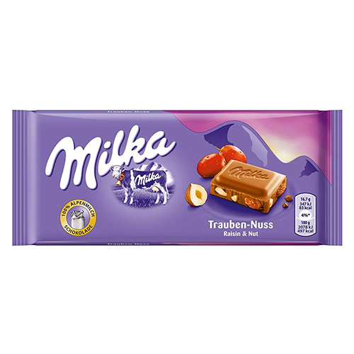 milka cho. M. raisin&nut 100g