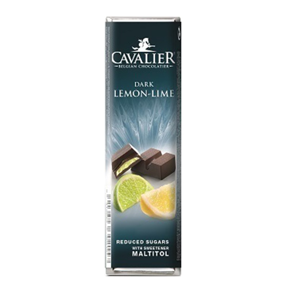 Cavalier Dark Lemon-Lime Chocolate - 40g