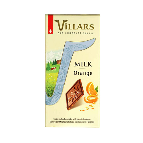 Villars Orange Milk Chocolate - 100g