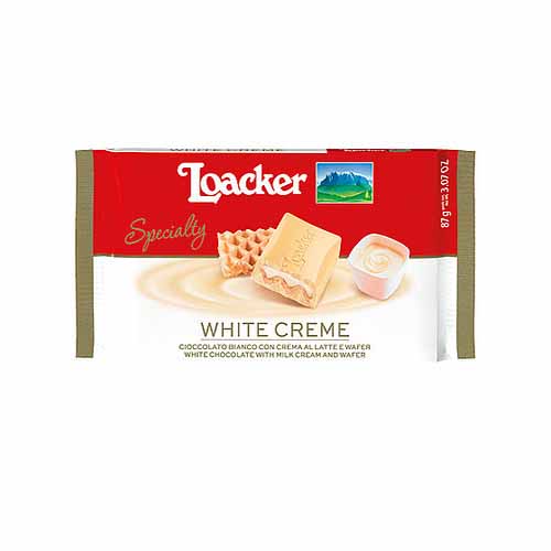 Loacker White Cream Chocolate Bar - 87g