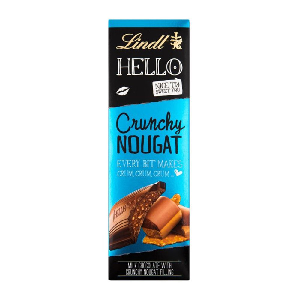 Lindt H.Crun. Nou. Milk Chocolate - 100g