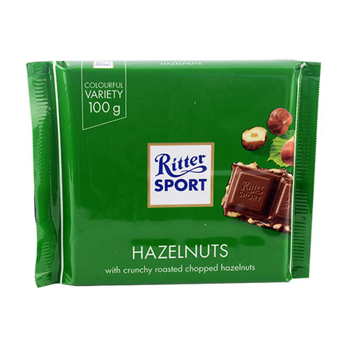 Ritter Sport Hazelnuts Chocolate - 100g