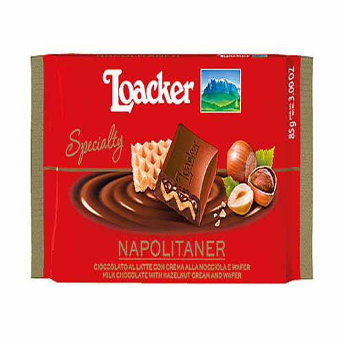 Loacker Napolitaner Sp. Chocolate - 85g