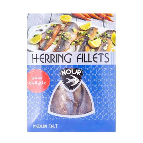 Nour Smoked Herring Fillets - 250g