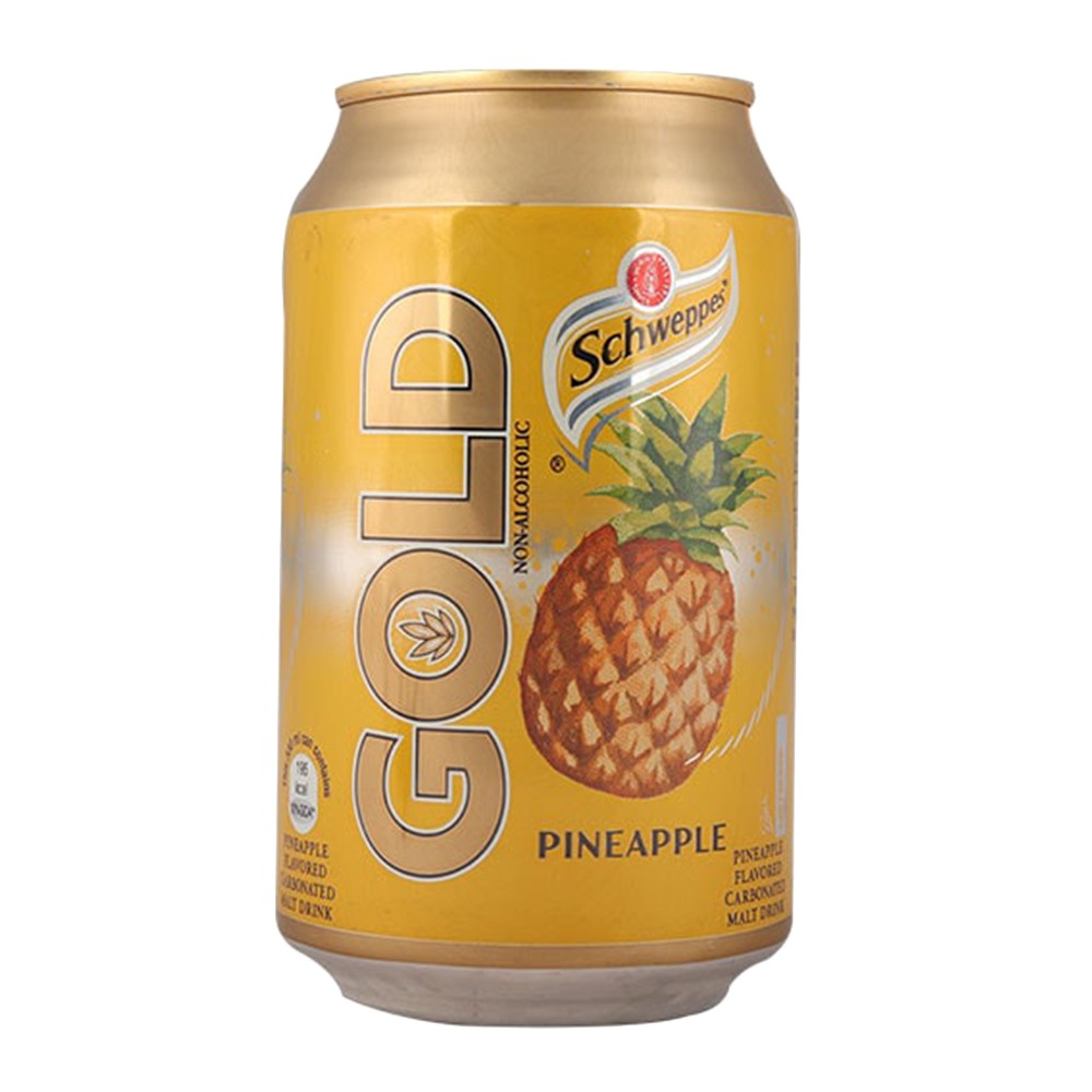 Schweppes Malt Pineapple Soda - 300Ml