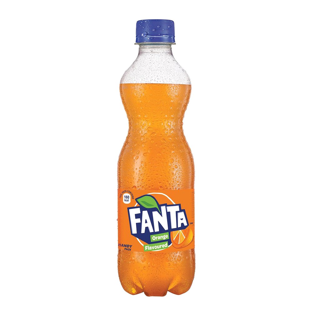 Fanta Orange Soft Drink Bottle - 400ml