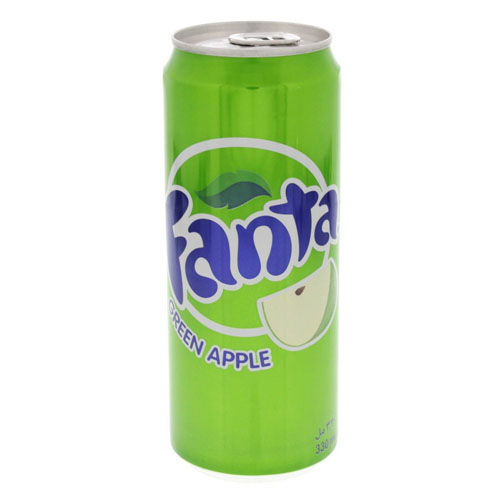 Fanta Green Apple Soft Drink Can - 300m