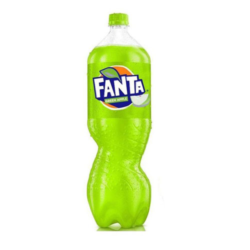 Fanta Green Apple Soft Drink Bottle - 1l