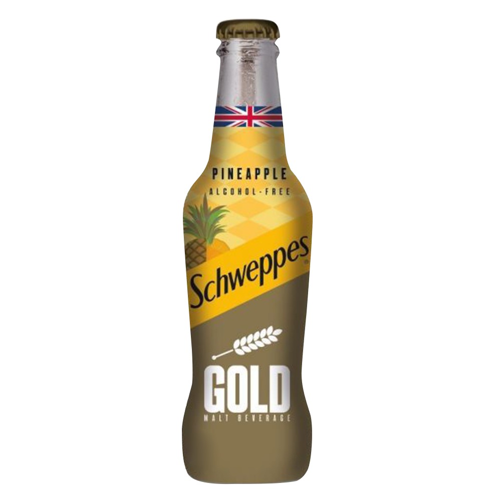 Schweppes Gold Malt Pineapple Soda 250Ml