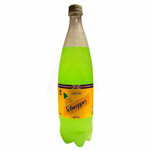 Schweppes Lemon Mint Soda - 950 Ml