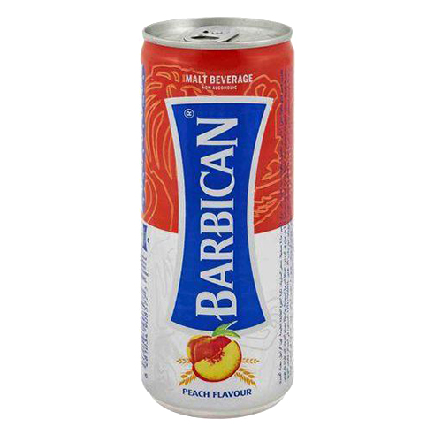 Barbican Peach Soft Drink Can - 250ml