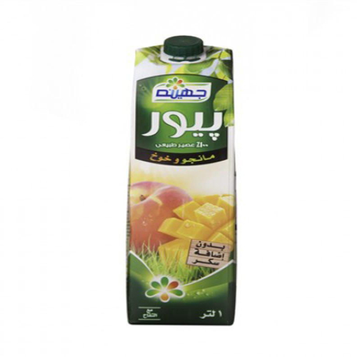 Juhayna Pure Mango & Peach Juice - 1l