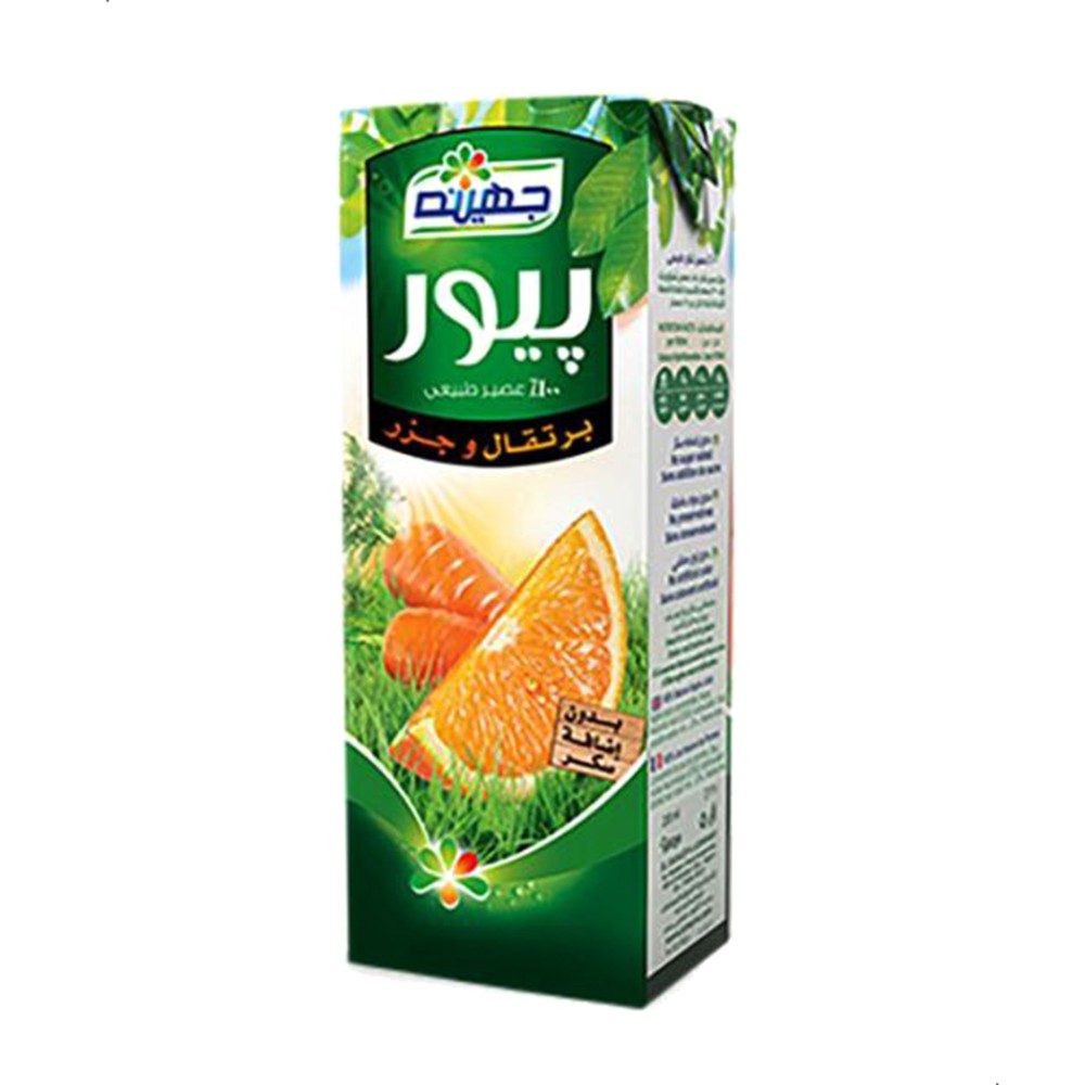 Juhayna Pure Orange & Carrot Juice - 1l