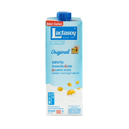 Lactasoy Original Soy Milk - 1l