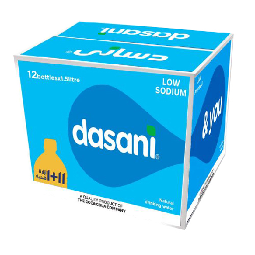 Np Dasani Natur.Water 1.5L Box*11+1F