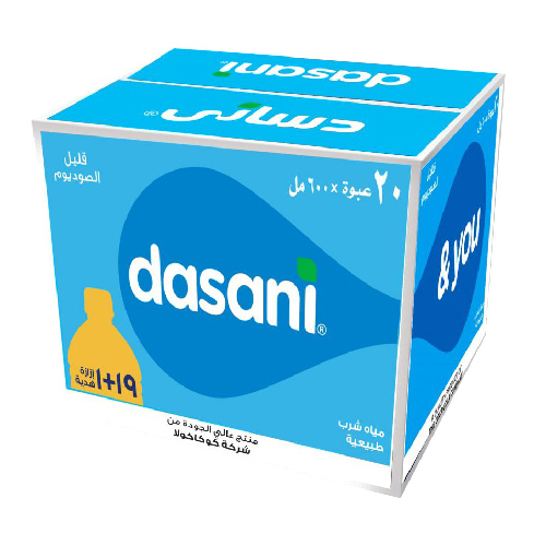 Dasani Natural Water 600Ml Box19+1F