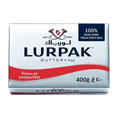 Lurpak Natural Unsalted Butter - 400g