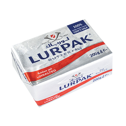 Lurpak Natural Unsalted Butter - 200g