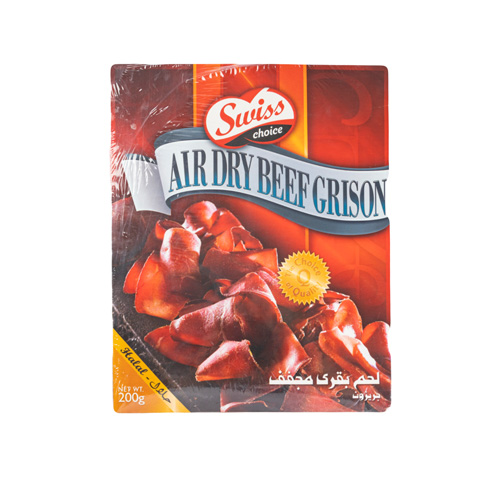 Swiss Choice Air Dri. Beef Grison - 200g