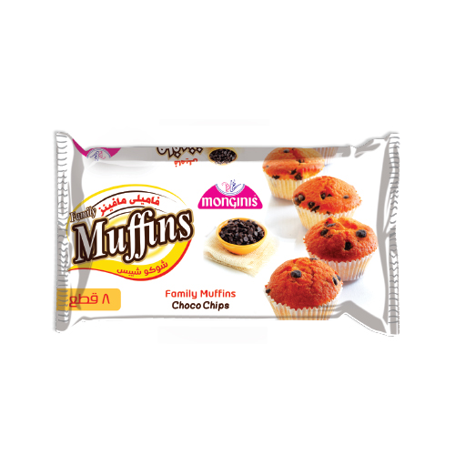 Monginis 8 Choco Chips Muffins