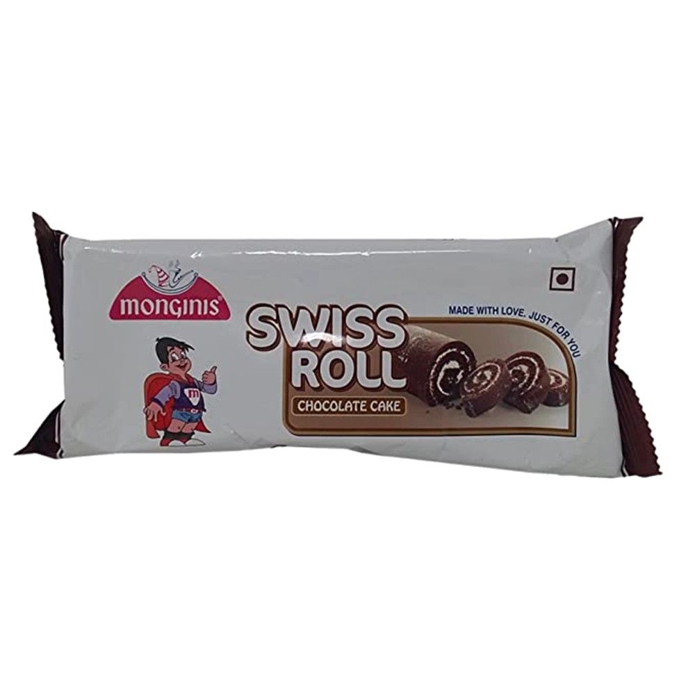 Monginis Chocolate Swiss Roll - 240g