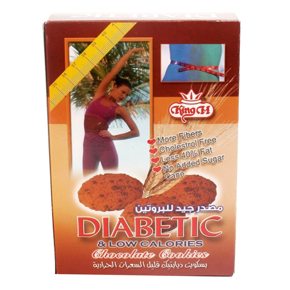 King M Diabetic Chocolate Cookies - 250g