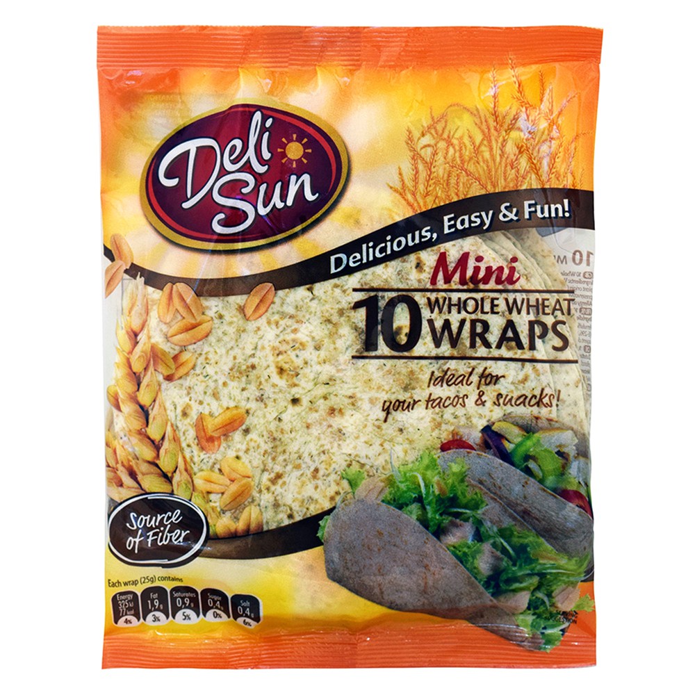 Deli Sun Wheat Mini Tortilla - 250g