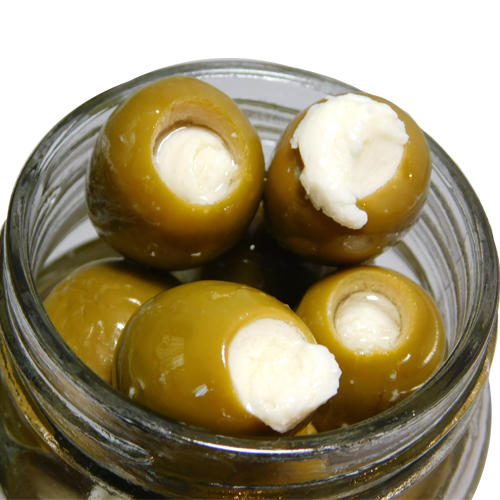 Stuffed Olives with Cheese - 1kg