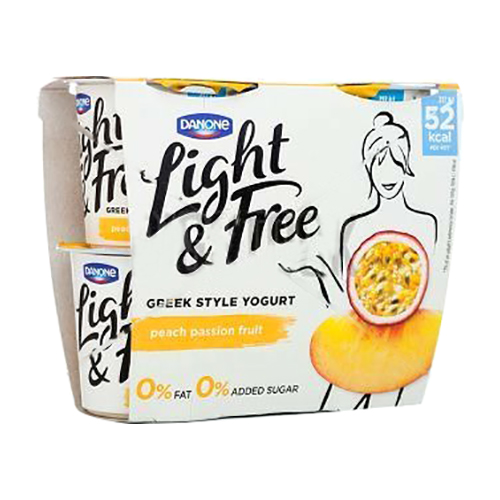 Danone Light Yoghurt - 105g x 6 Pack