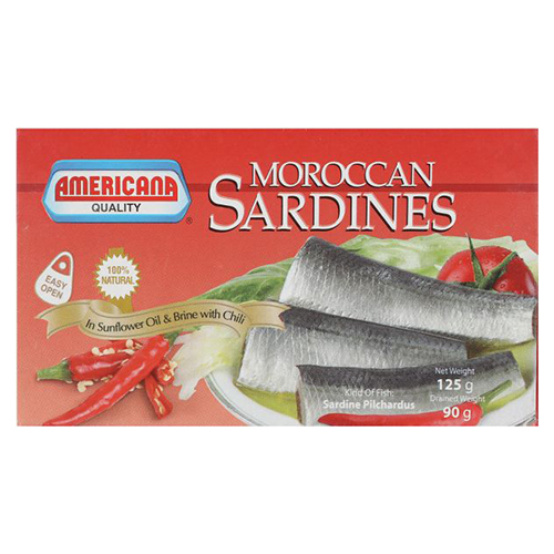 Americana Hot.Sardines120g