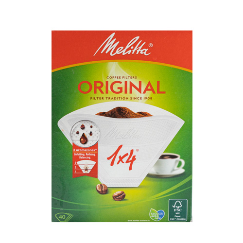 Melitta Original Coffee Filters - 40 Pc