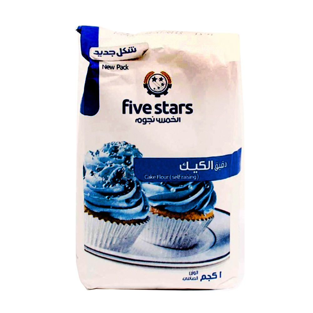 Five Stars Self-Raising Cake Flour - 1kg