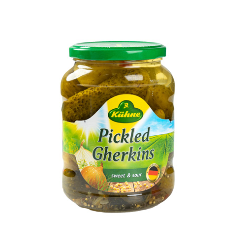 Kuhne Pickled Gherkins - 670g