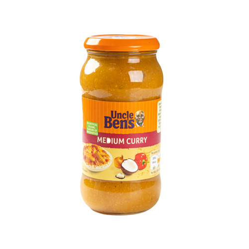 Uncle Bens Medium Curry Sauce - 440g