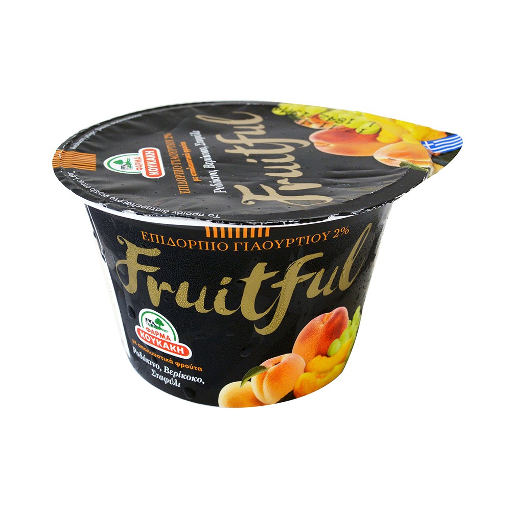 Papma Greek Fruit Yoghurt Dessert - 170g