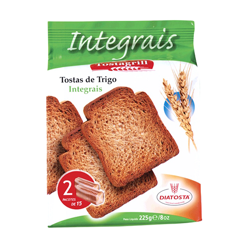 Diatosta Tostagrill W.Wheat Toast - 225g