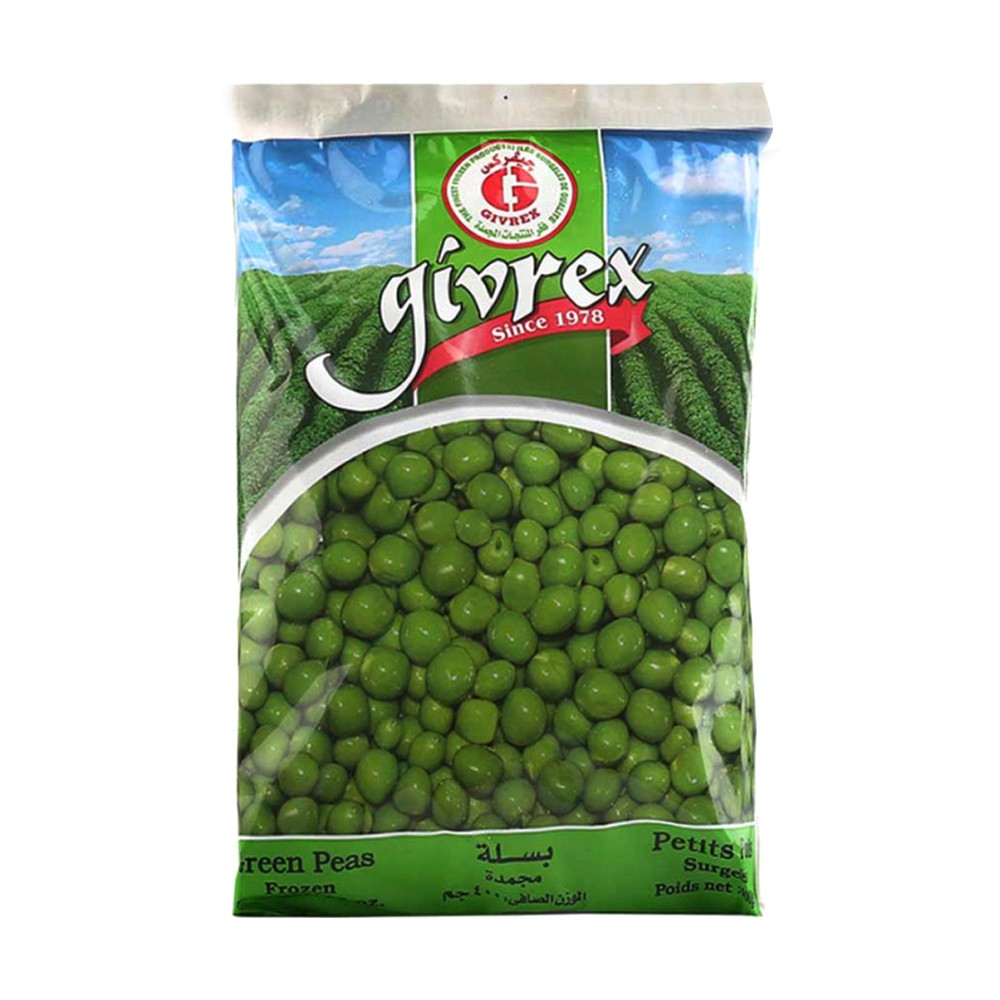 Givrex Frozen Peas Green - 400g