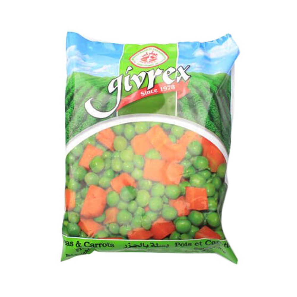 Givrex Frozen Peas and Carrots - 400g