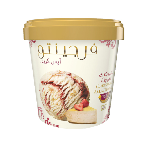 Fregento Strawb Che Cake Ice Cream-125Ml