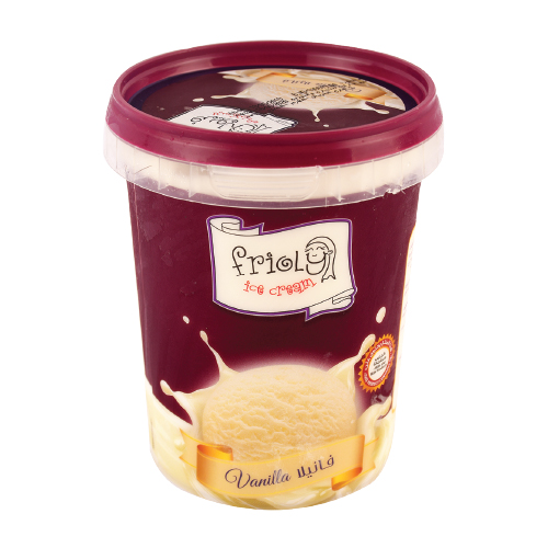 Frioly Ice Cream Vanilla -500 Ml