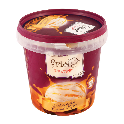 Frioly Ice Cream Caramel Ripple-1 Liter