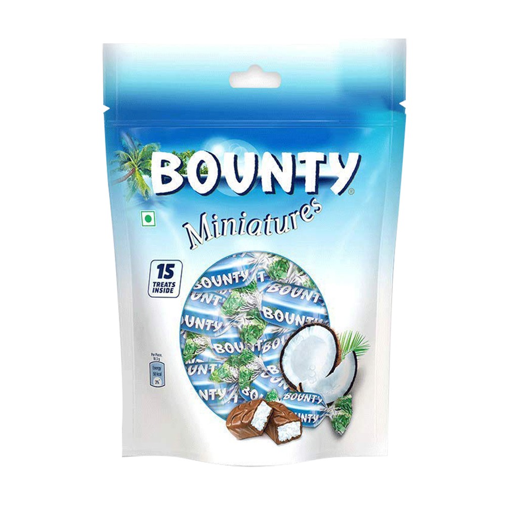 Bounty Miniatures Chocolate Bar 150g