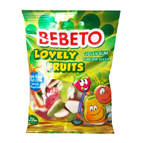 Kervan Bebeto Fruits Jelly - 80g