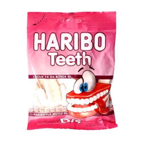 Haribo Teeth Jelly - 80g