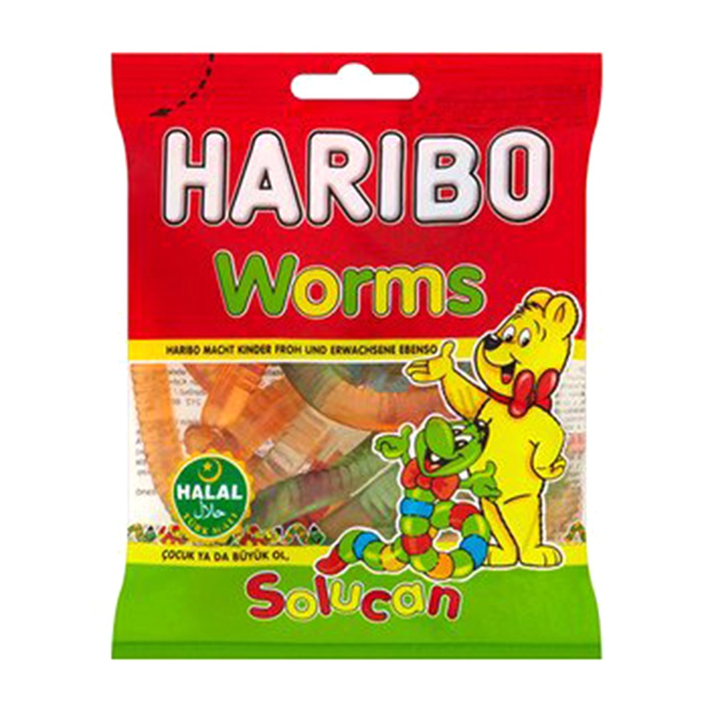 Haribo Worms Jelly - 160g