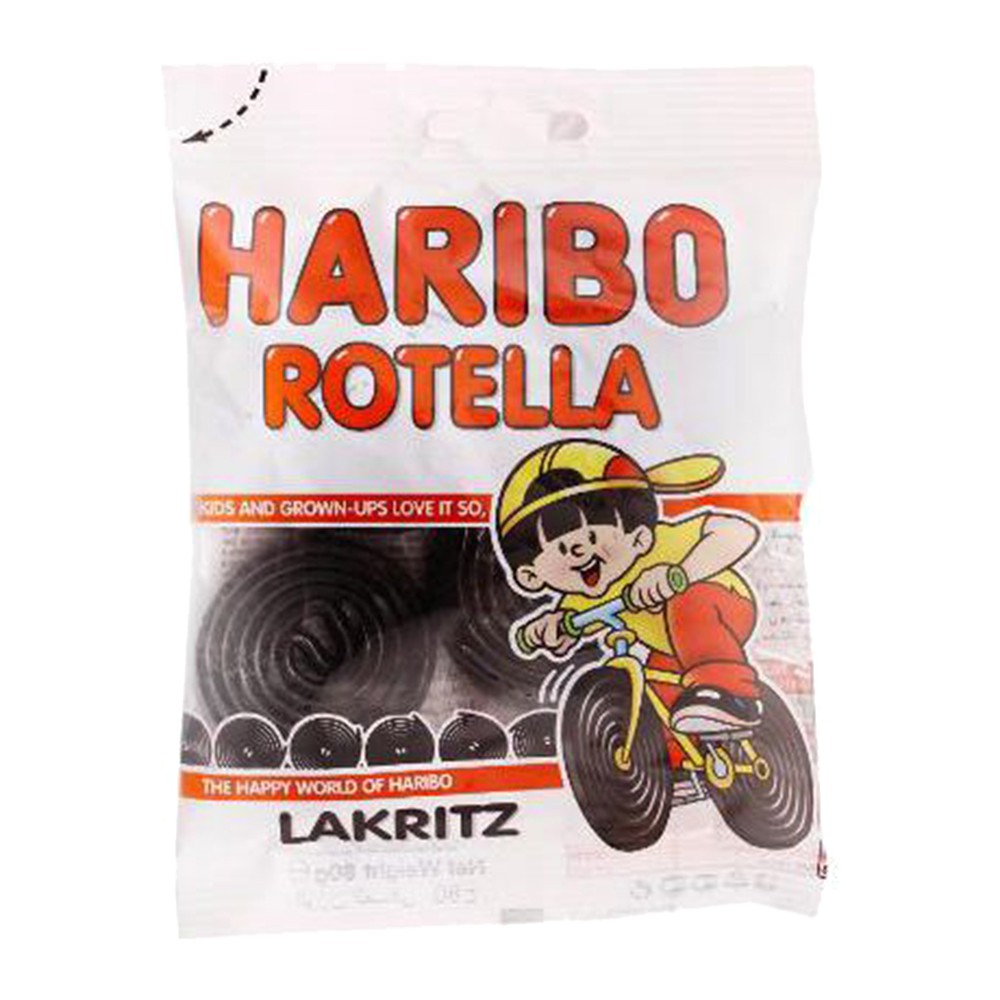 Haribo Rotella Lakritz Candy - 80g