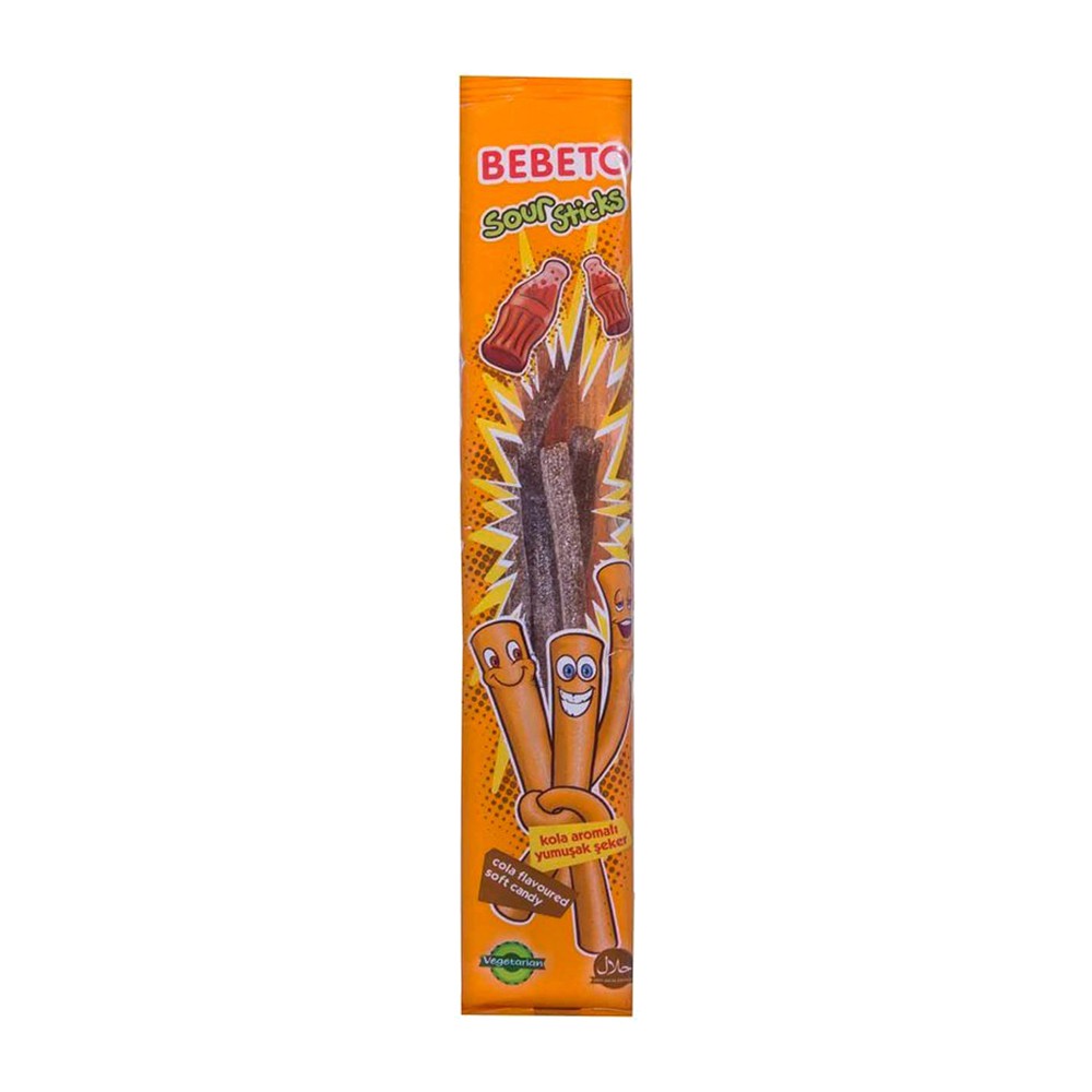 Bebeto Jelly Sticks Cola Sour 30g